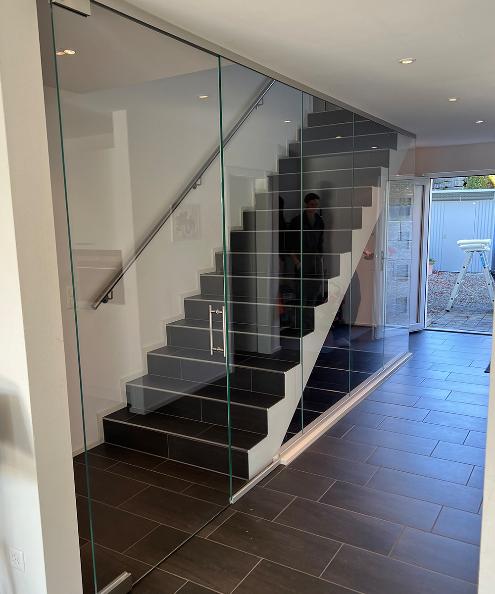 Treppenverglasung
